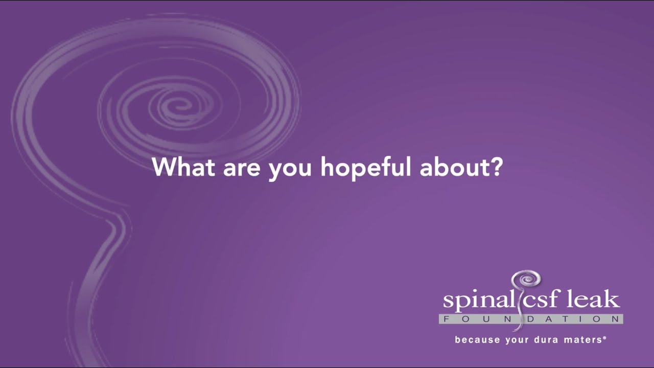 What are you hopeful about?