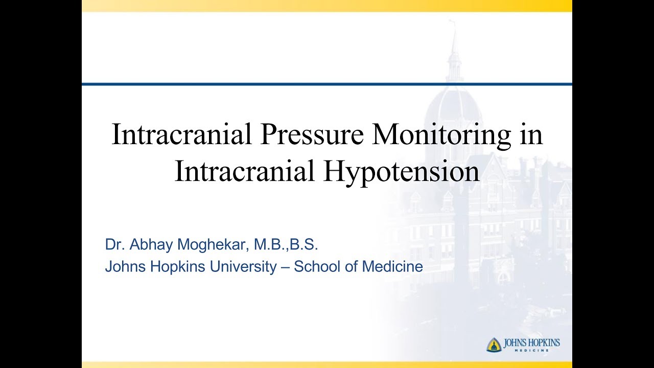 Abhay Moghekar, MBBS – SIH: ICP Monitoring