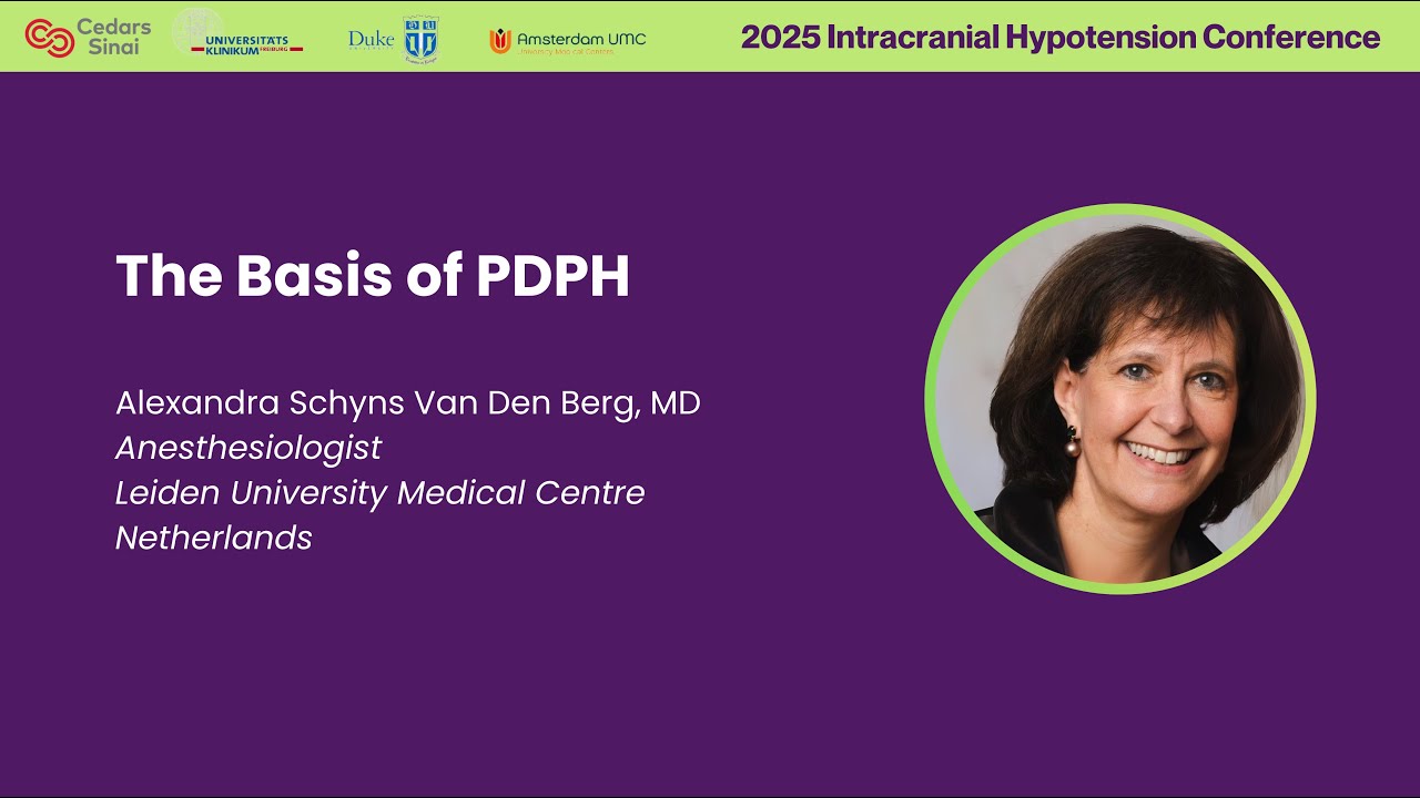 The Basis of PDPH — Dr. Alexandra Schyns Van Den Berg