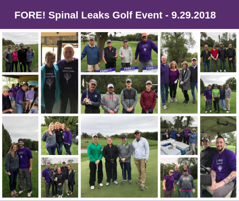 Photos from the 2018 FORE! Spinal CSF Leaks golf fundraising event