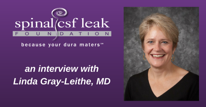 An interview with Dr. Linda Gray