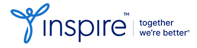 Inspire support community logo. Inspire is a way to connect with other people living with spinal CSF leak.