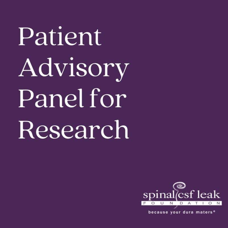 Patient Advisory Panel for Research