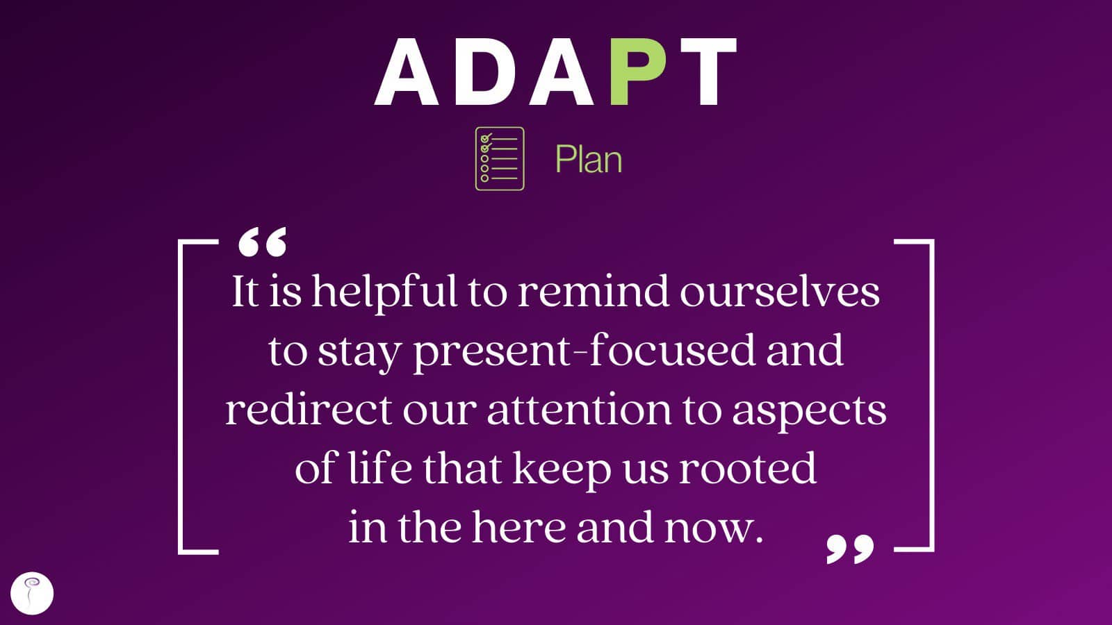 Learning to ADAPT: Plan