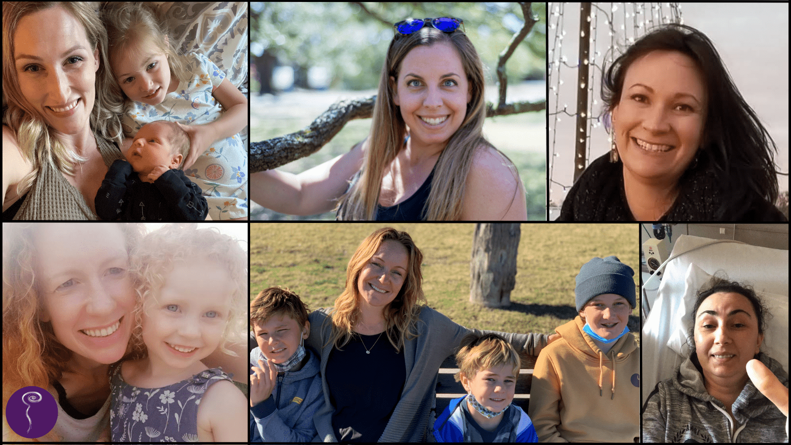 A photo montage of all the participants in our "tough mothers" feature for mother's day