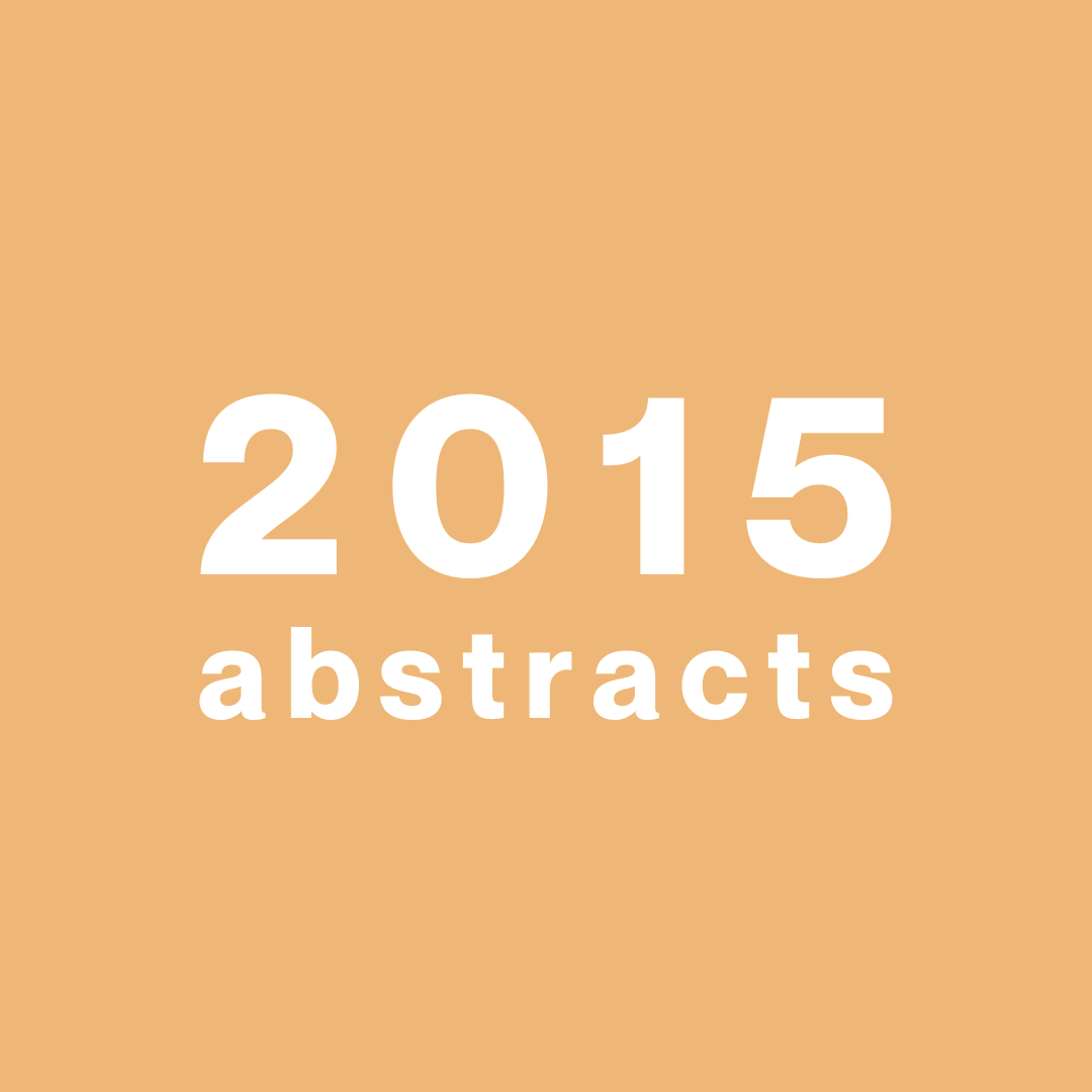 2015 abstracts