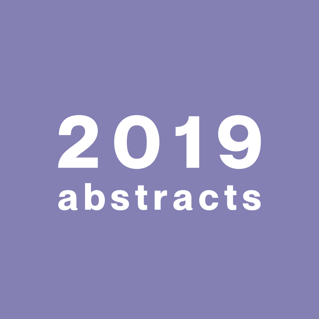 2019 abstracts
