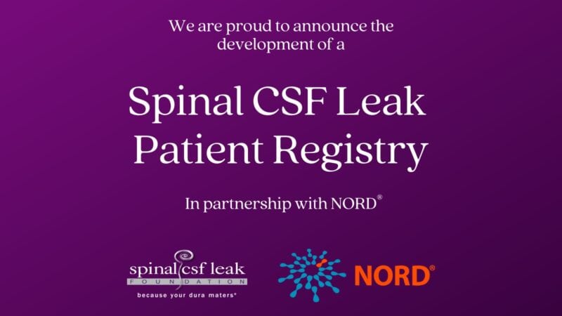 patient registry announcement