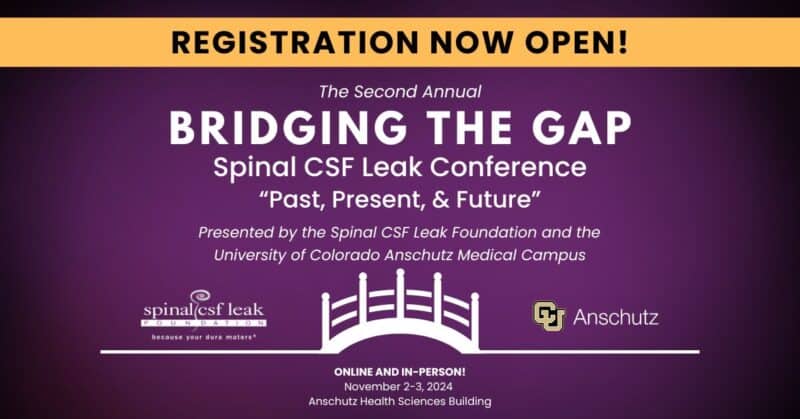 Spinal CSF Leak: Bridging the Gap 2024