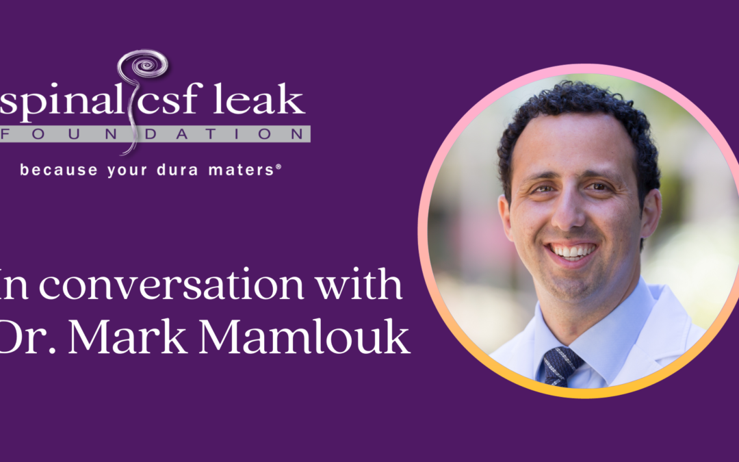 In conversation with Dr. Mark Mamlouk
