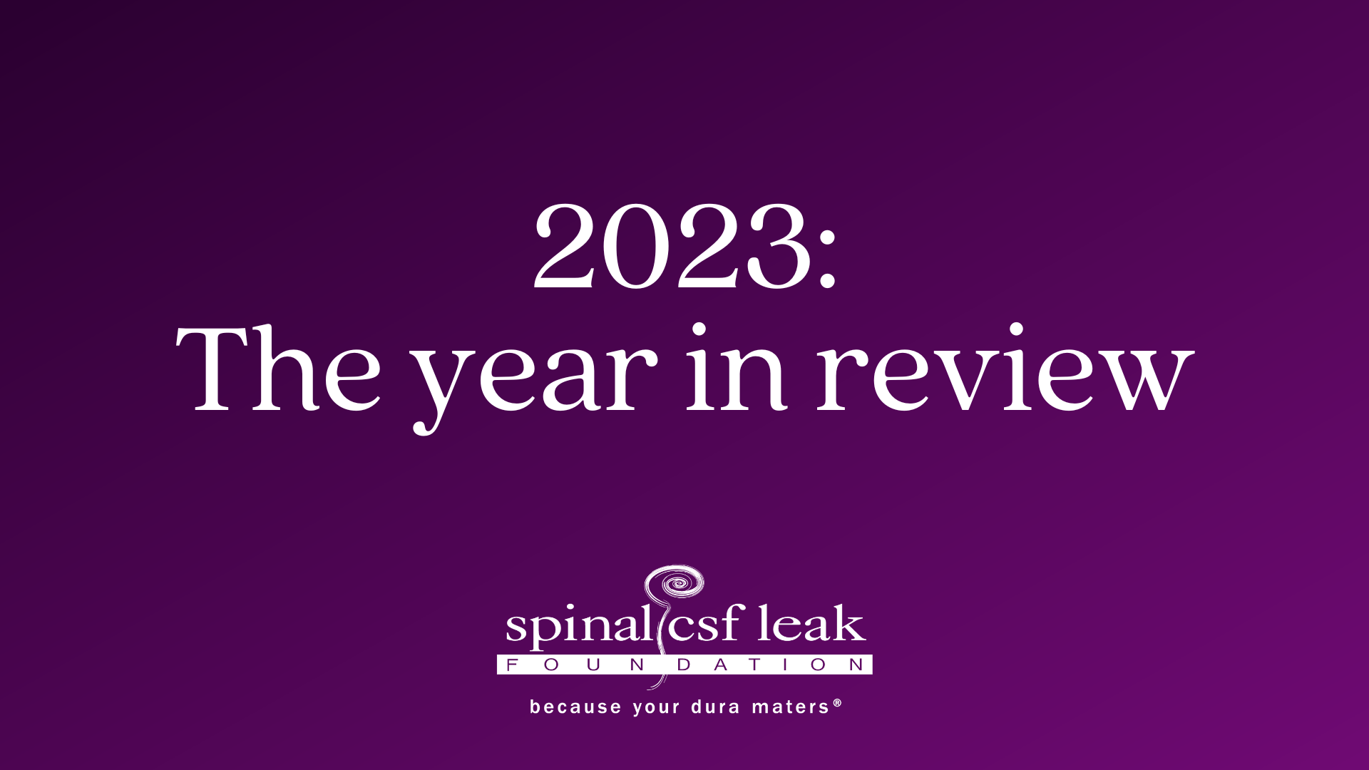 2023: The Year in Review