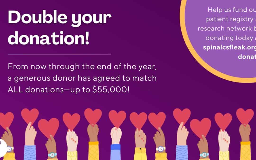 Double your donation