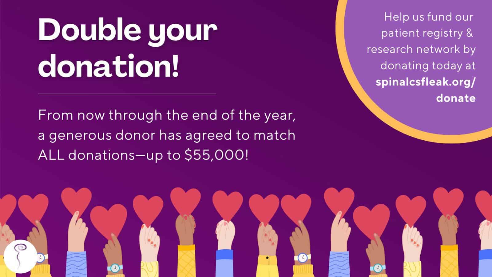 Double your donation