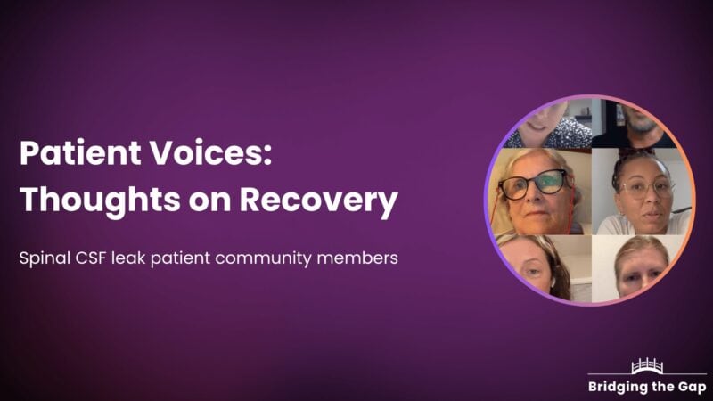 patient voices on recovery