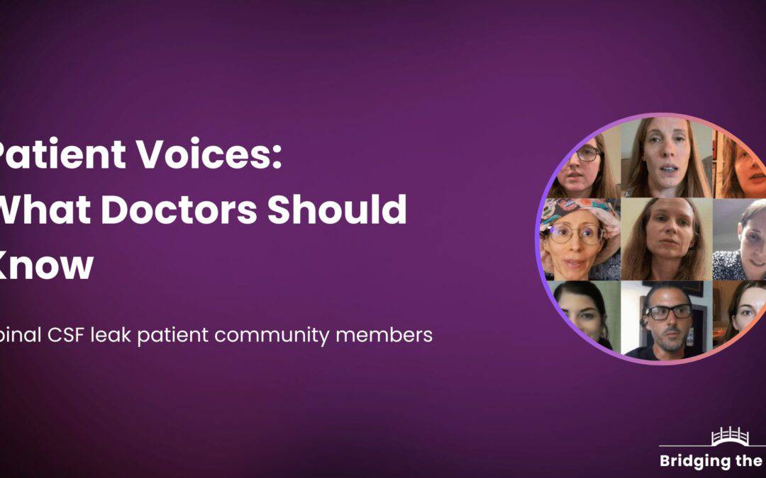 Patient Voices: What Doctors Should Know