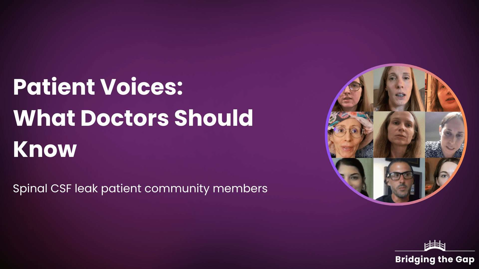 Patient Voices: What Doctors Should Know