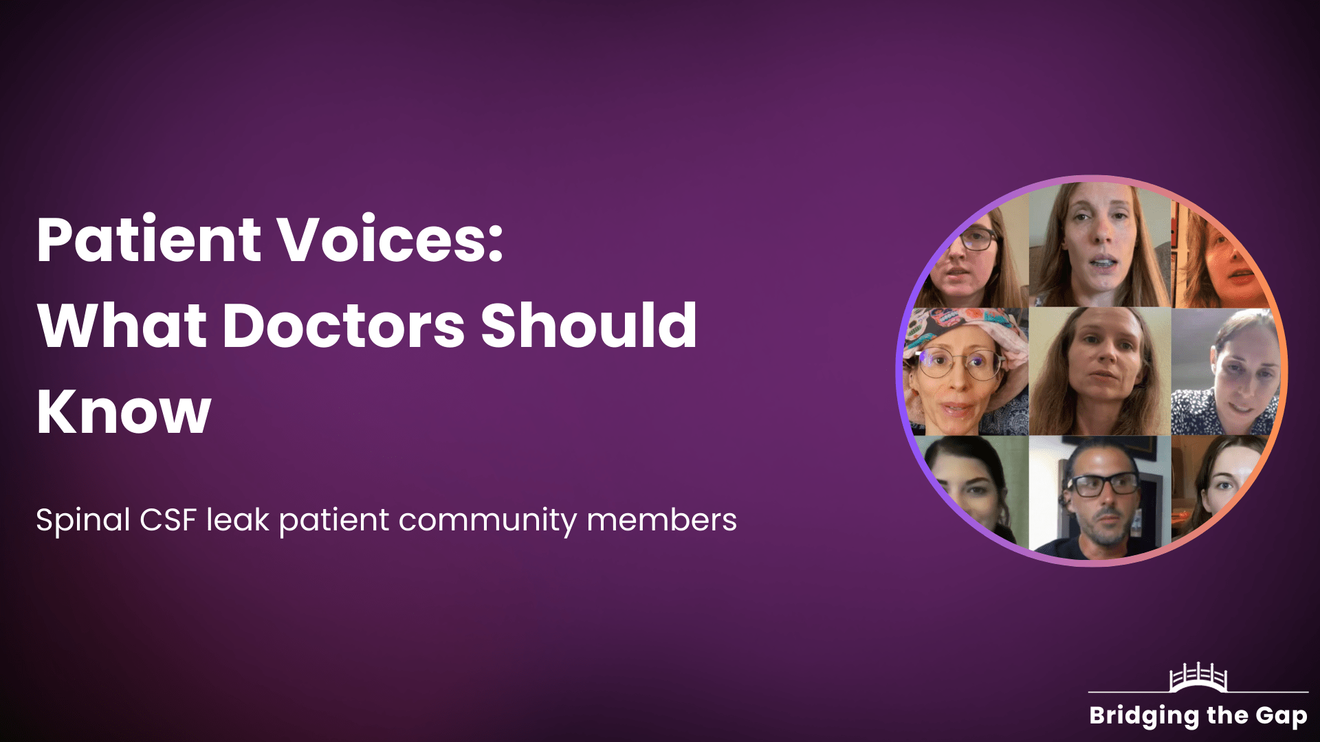 Patient Voices: What Doctors Should Know