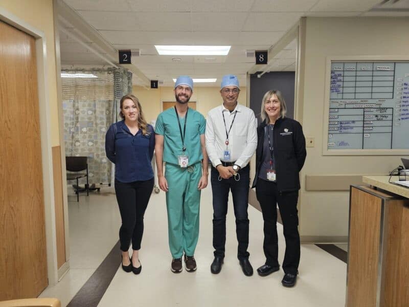Dr. Sharath Kumar with the team at UC Colorado Anschutz