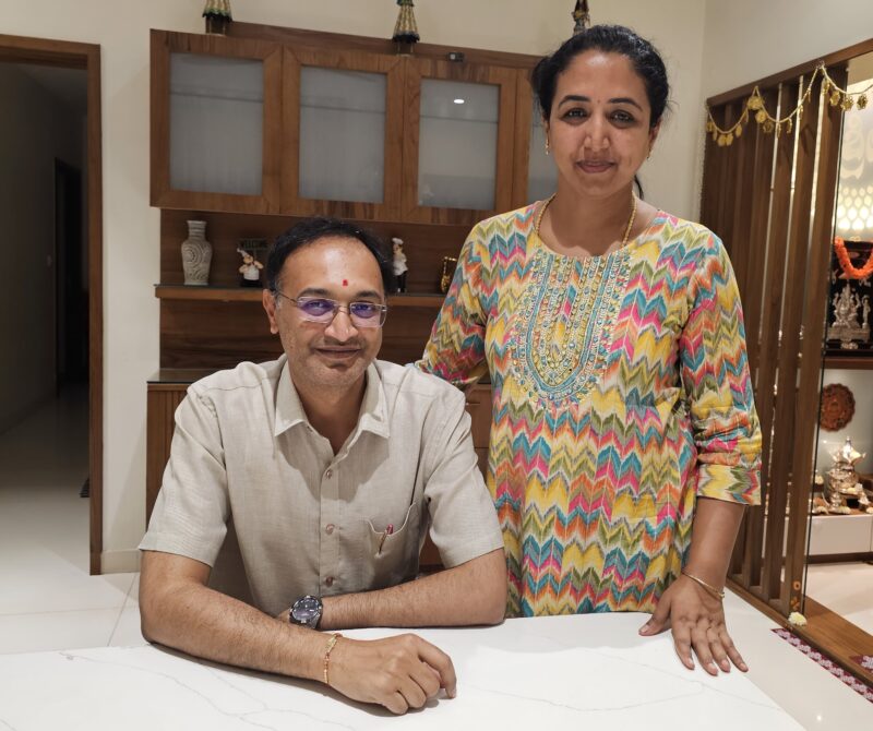 Dr. Sharath Kumar and his sister
