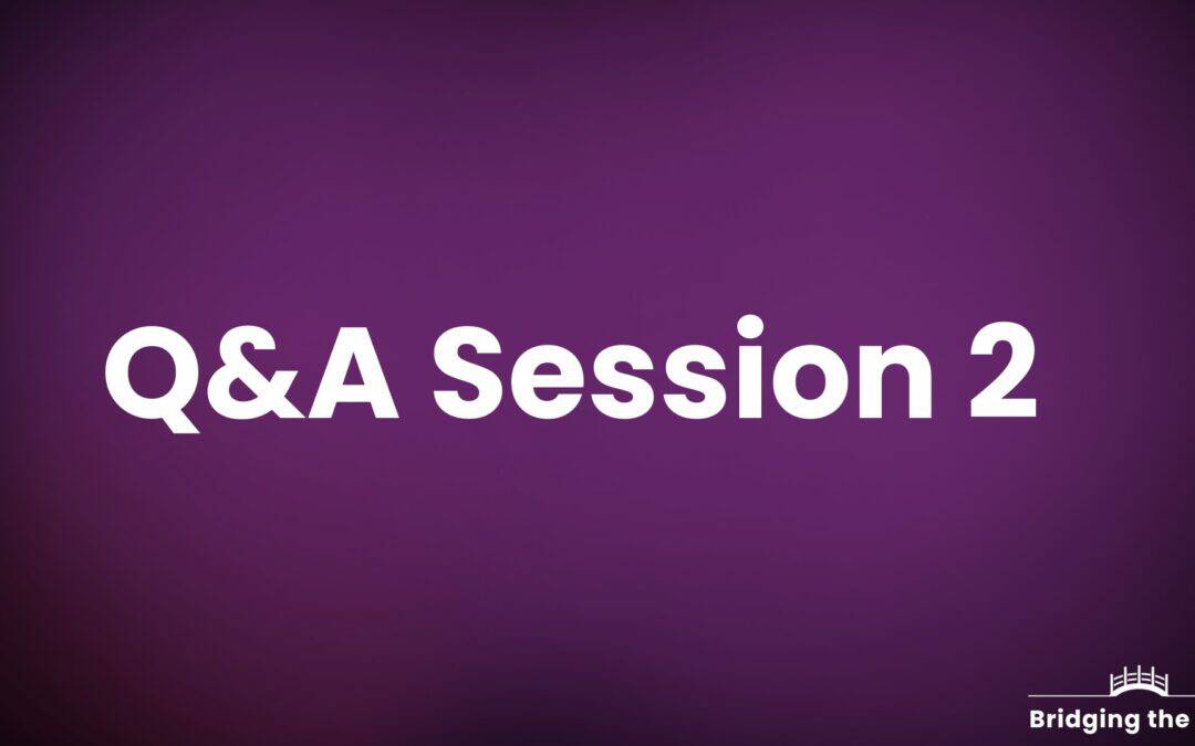 Bridging the Gap 2024: Q&A Session 2