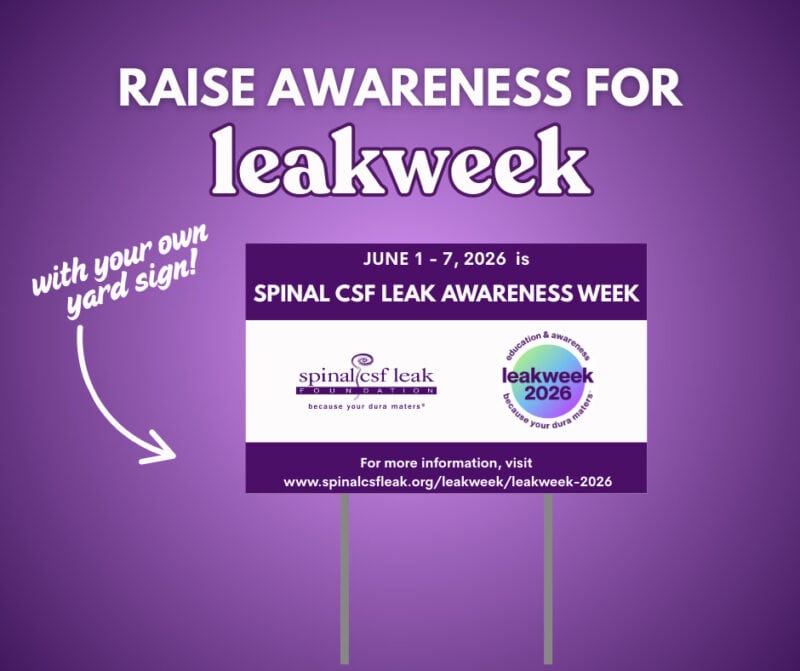 leakweek 2026 yard sign