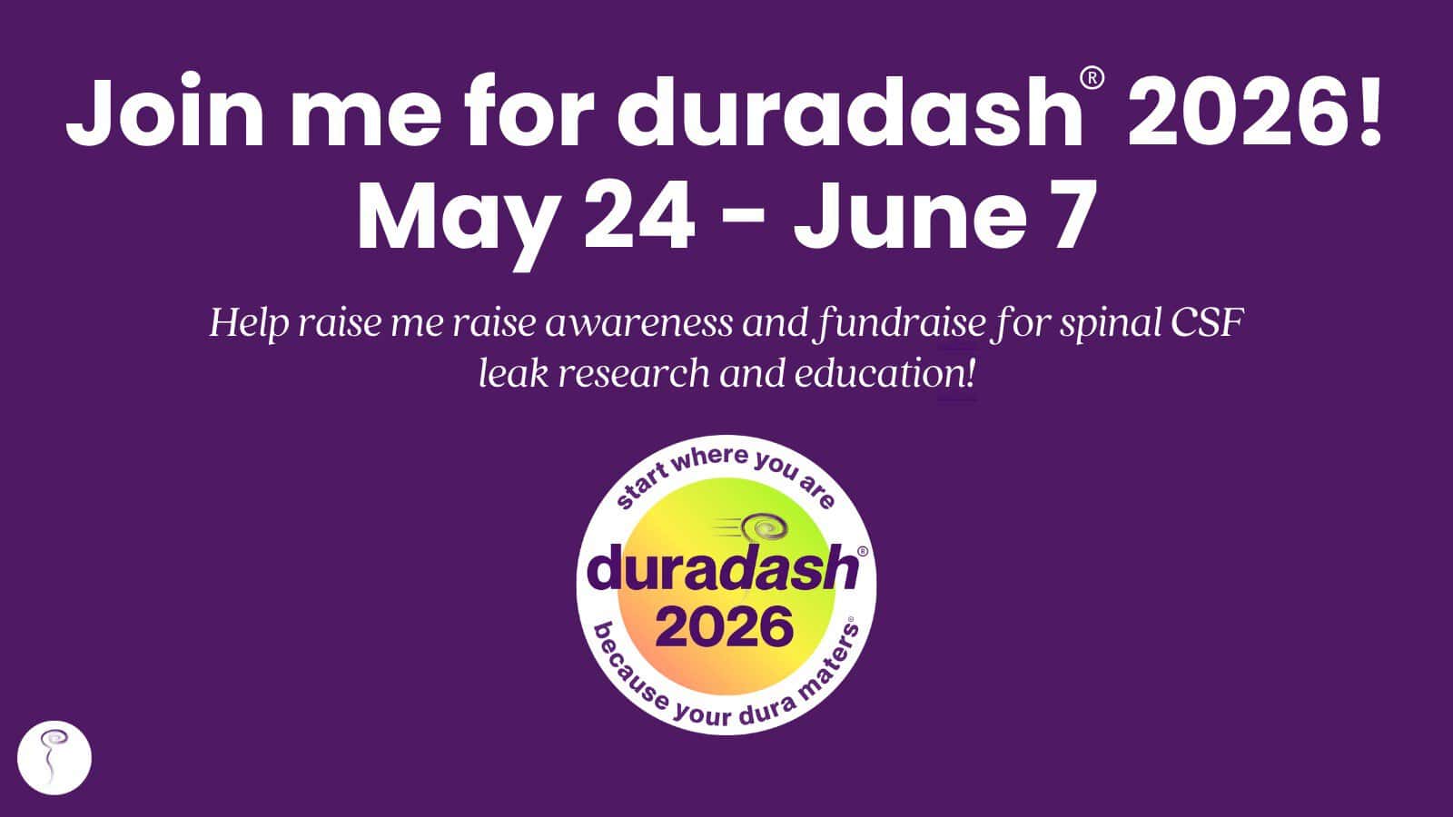 2026 Help me Fundraise for DD Graphic 2026 Help me Fundraise for duradash® Graphic