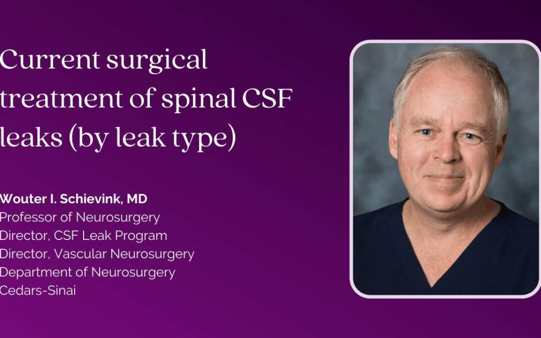 Symposium Video 2021: Dr. Wouter Schievink