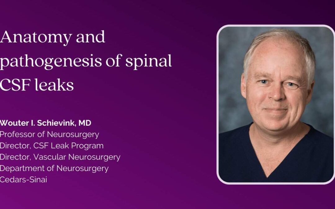 Symposium 2021 Video: Dr. Wouter Schievink