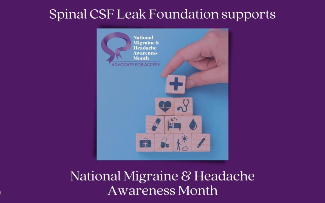 National Migraine and Headache Awareness Month